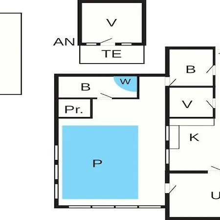 Tatil Evi 8 Person In Vejers Strand